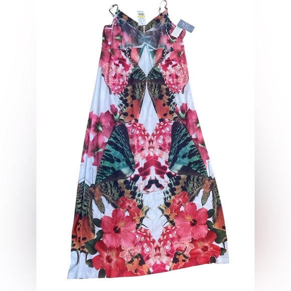 ONE WORLD Other - One world sleep medium butterfly maxi silky Cami straps loungewear NWT